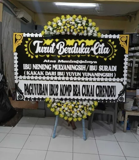 Papan Bunga Duka Brumbun Maduran
